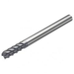 R215.H4-06050BAK02P 1620 6mm 4 FL Solid Carbide high feed End Mill w/Cylindrical Shank - A1 Tooling