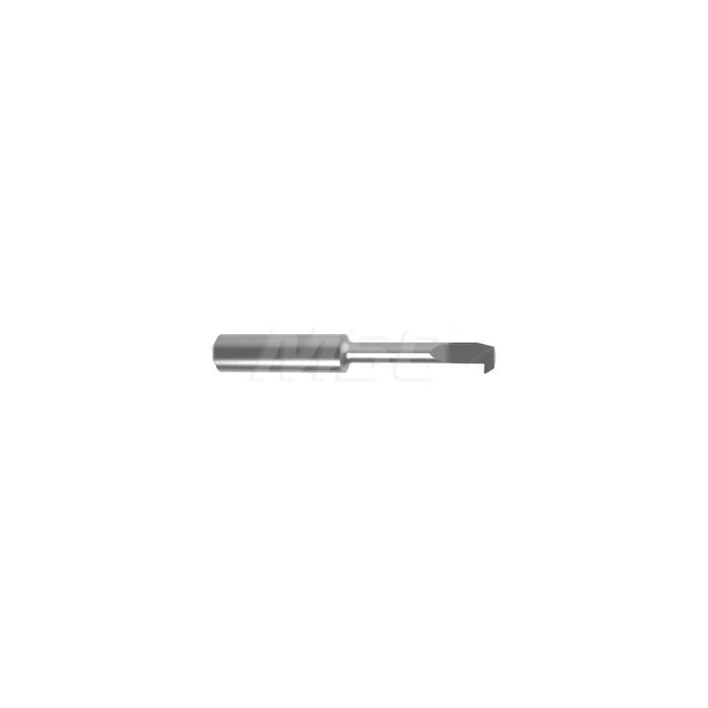 Back Boring Bar: 0.2756″ Min Bore, 0.6693″ Max Depth, Left Hand Cut, Carbide 1.6535″ OAL, 0.0079″ Corner Radius