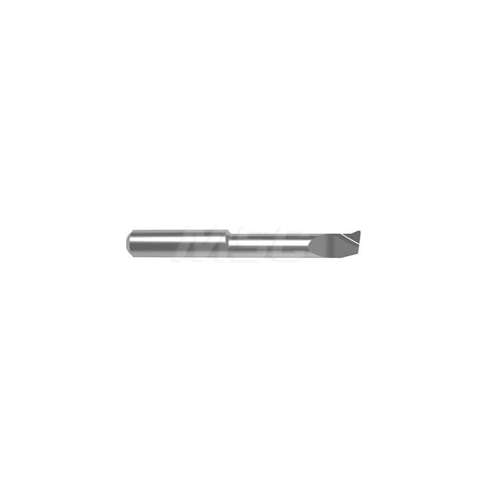 Internal Boring Bar: 0.315″ Min Bore, 1.4567″ Max Depth, Right Hand Cut, Carbide 2.4409″ OAL, 0.0079″ Corner Radius