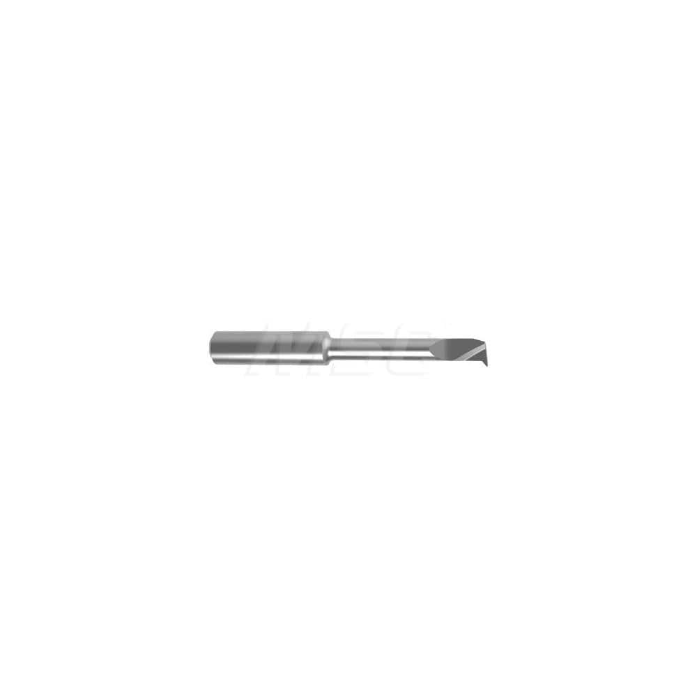 Internal Boring Bar: 0.2756″ Min Bore, 1.4567″ Max Depth, Left Hand Cut, Carbide 2.4409″ OAL, 0.0079″ Corner Radius