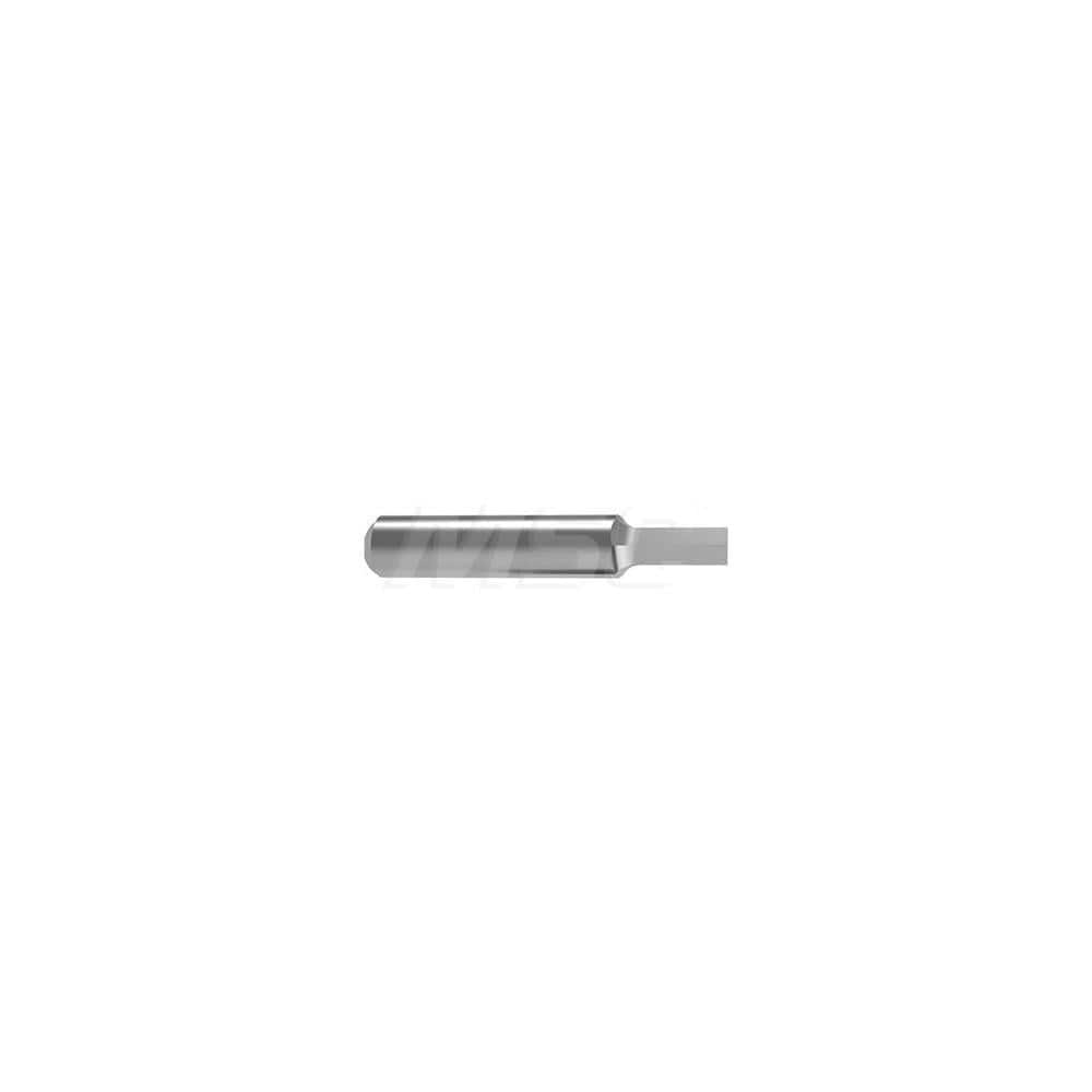 Internal Boring Bar: 0.1575″ Min Bore, 0.2756″ Max Depth, Neutral, Carbide 1.4566″ OAL, 0.0039″ Corner Radius