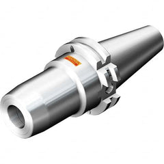 Hydraulic Tool Chuck: DIN69871-40, Taper Shank, 8 mm Hole 68 mm Projection, 24 mm Nose Dia, 18,000 RPM, Through Coolant