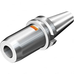 Hydraulic Tool Chuck: BT40, Taper Shank, 6 mm Hole 75 mm Projection, 22 mm Nose Dia, 18,000 RPM, Through Coolant