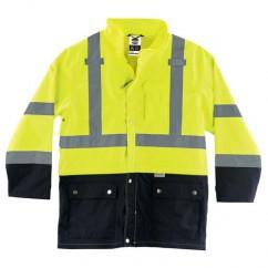 8365BK XL LIM/BLK FRONT RAIN JACKET - A1 Tooling