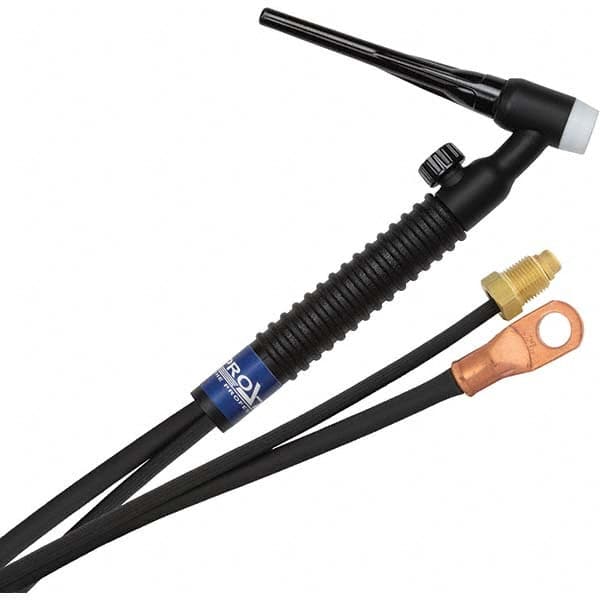 PRO-SOURCE - 150 Amp 12-1/2' Rubber Outfit 17V Air Cooled TIG Welding Torch Kit - A1 Tooling