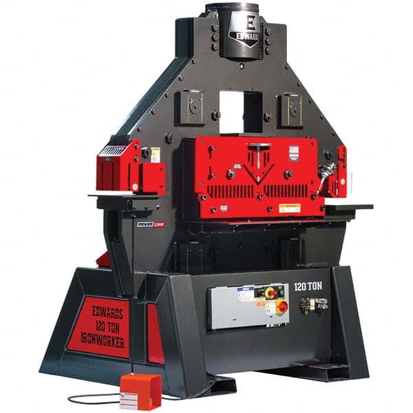 Edwards Manufacturing - Ironworkers Throat Depth (Inch): 7 Punching Pressure (Ton): 40 - A1 Tooling