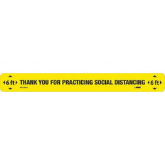 NMC - "Thank You for Practicting Social Distancing" Adhesive-Backed Floor Sign - A1 Tooling