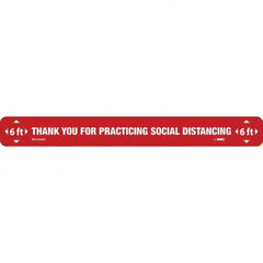 NMC - "Thank You for Practicting Social Distancing" Adhesive-Backed Floor Sign - A1 Tooling