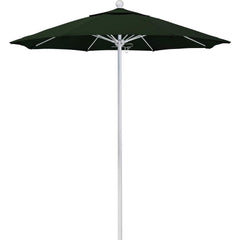 Patio Umbrellas; Diameter (Feet): 7.5; Height (Feet): 8.000; Fabric Color: Hunter Green; Base Included: No; Canopy Fabric: Pacifica; Fade Resistant: Yes; Additional Information: Push Lift; Frame Material: Aluminum