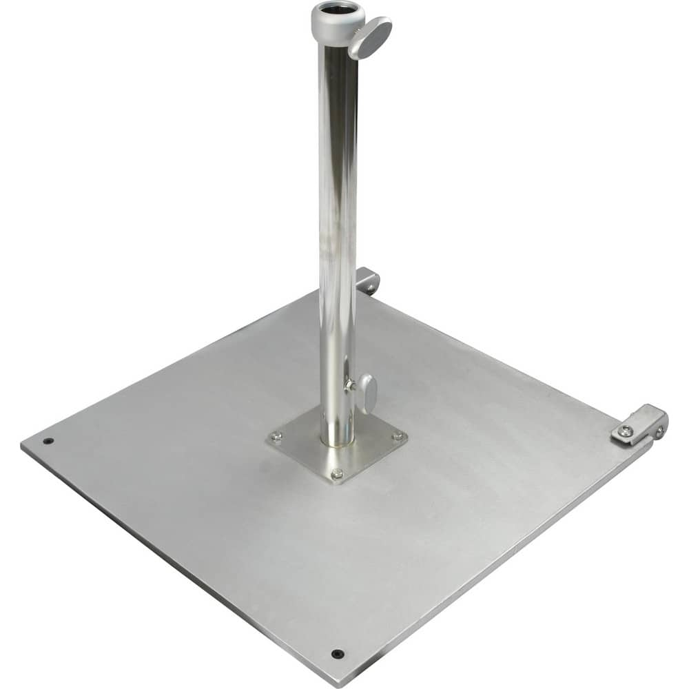 Patio Furniture Parts & Accessories; Type: Umbrella Base; Material: Galvanized Steel; Color/Finish: Silver