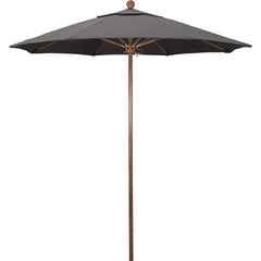 Patio Umbrellas; Diameter (Feet): 7.5; Height (Feet): 8.000; Fabric Color: Taupe; Base Included: No; Canopy Fabric: Pacifica; Fade Resistant: Yes; Additional Information: Push Lift; Frame Material: Aluminum