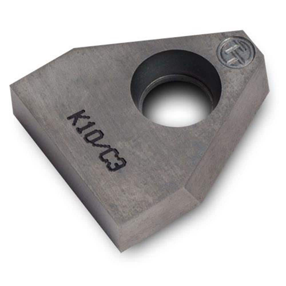 Grooving Insert: TGUX K10, Solid Carbide Uncoated, Neutral, 0.992″ Cutting Width, Series TGUX