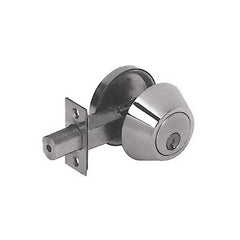 Deadbolts; Type: Single Cylinder; Key Type: Keyed Alike; Lock Type: Single Cylinder; Mount Type: Through Hole; Finish/Coating: Satin Stainless Steel; Material: Steel; Minimum Door Thickness: 1.375 in; Maximum Door Thickness: 1.75 in; Lockset Grade: Grade