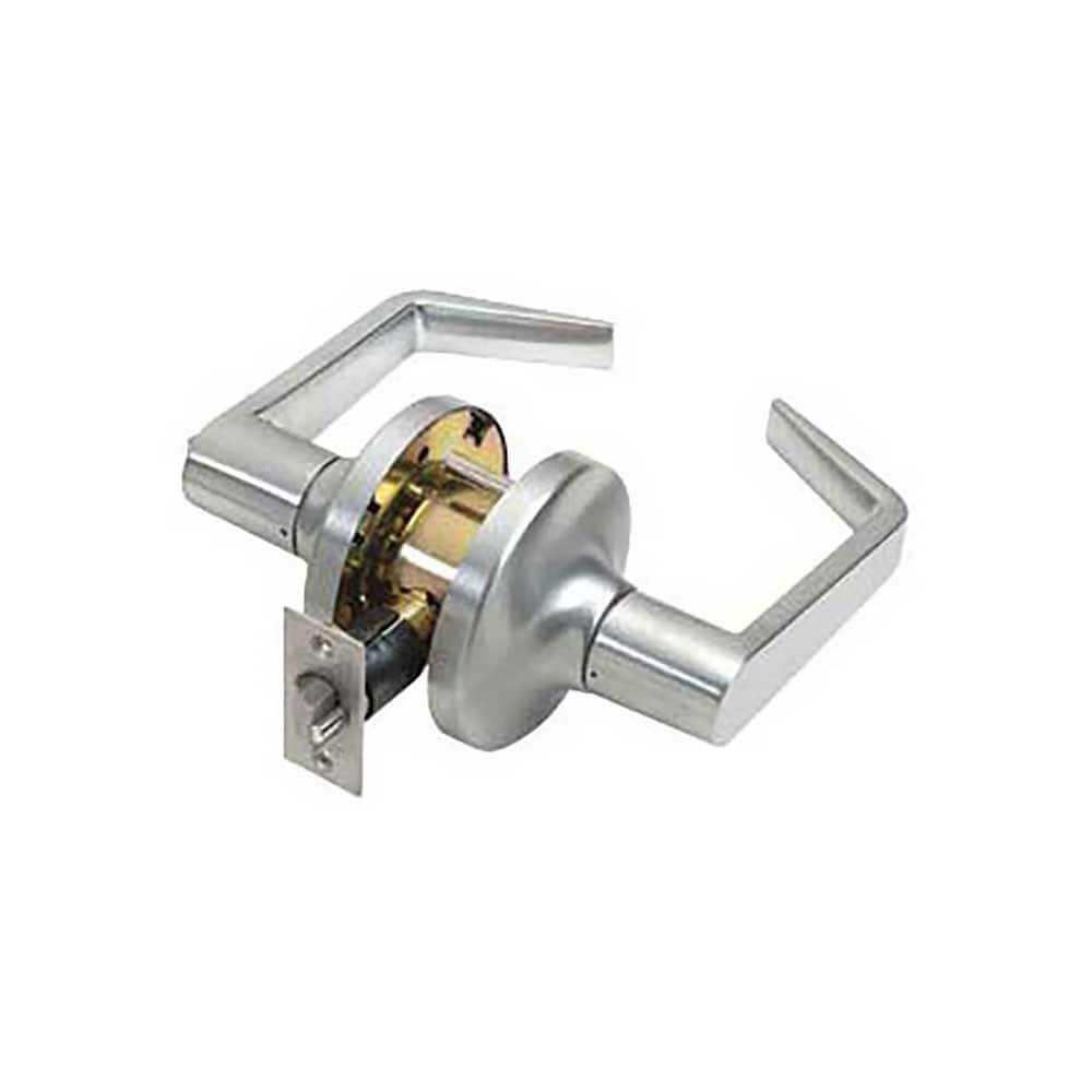 Lever Locksets; Type: Passage; Key Type: Keyless; Strike Type: ASA Strike; Finish/Coating: Satin Chrome; Material: Steel; Material: Steel; Door Thickness: 1-3/8-2; Backset: 2.75; Lockset Grade: Grade 1; Cylinder Type: SFIC Less Core; Minimum Order Quantit