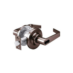 Lever Locksets; Type: Entry; Key Type: Keyed Different; Strike Type: ANSI 4-7/8; Finish/Coating: Oil Rubbed Bronze; Material: Steel; Material: Steel; Door Thickness: 1-3/8 ™1-3/4; Backset: 2.75; Lockset Grade: Grade 2; Cylinder Type: SFIC Less Core; Minim