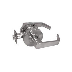 Lever Locksets; Type: Passage; Key Type: Keyless; Strike Type: ASA Strike; Finish/Coating: Satin Chrome; Material: Steel; Material: Steel; Door Thickness: 1-3/8-2; Backset: 2.75; Lockset Grade: Grade 2; Cylinder Type: None; Minimum Order Quantity: Steel;