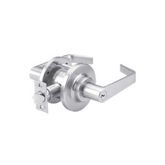 Lever Locksets; Type: Classroom; Key Type: Keyed Different; Strike Type: ANSI 4-7/8; Finish/Coating: Satin Chrome; Material: Steel; Material: Steel; Door Thickness: 1-3/8 ™1-3/4; Backset: 2.75; Lockset Grade: Grade 2; Cylinder Type: Conventional; Minimum