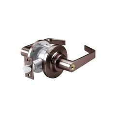 Lever Locksets; Type: Classroom; Key Type: Keyed Different; Strike Type: ANSI 4-7/8; Finish/Coating: Oil Rubbed Bronze; Material: Steel; Material: Steel; Door Thickness: 1-3/8 ™1-3/4; Backset: 2.75; Lockset Grade: Grade 2; Cylinder Type: Conventional; Min