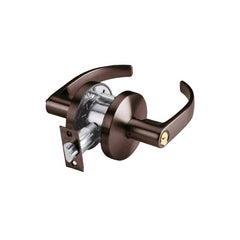 Lever Locksets; Type: Storeroom; Key Type: Keyed Different; Strike Type: ANSI 4-7/8; Finish/Coating: Oil Rubbed Bronze; Material: Steel; Material: Steel; Door Thickness: 1-3/8 ™1-3/4; Backset: 2.75; Lockset Grade: Grade 2; Cylinder Type: Conventional; Min