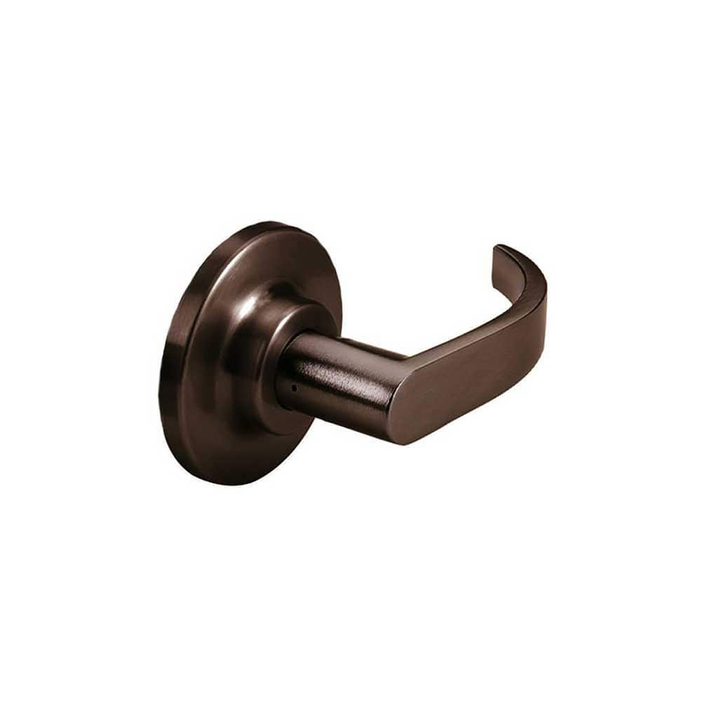 Lever Locksets; Type: Single Dummy; Key Type: Keyless; Strike Type: ANSI 4-7/8; Finish/Coating: Oil Rubbed Bronze; Material: Steel; Material: Steel; Door Thickness: 1-3/4″ ™2-1/4″ ™; Backset: 0; Lockset Grade: Grade 1; Cylinder Type: None; Minimum Order Q