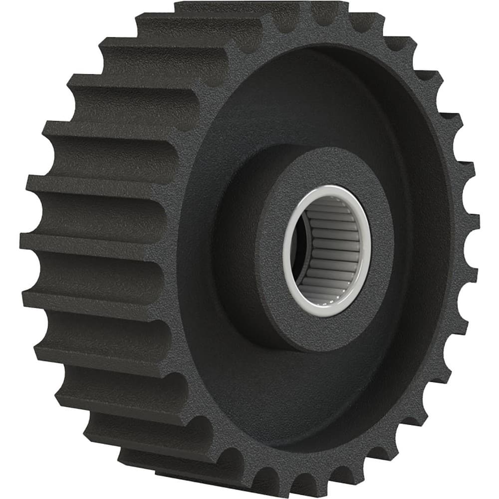 Drive Tighteners, Idlers & Aligners; Product Type: Powergrip HTD Idler Sprocket; Material: Composite Nylon; Width (Inch): 5; Width (Decimal Inch): 5; Mounting Hole Diameter: 1.5000; Bore Diameter: 1.5000; Overall Diameter: 5.333; Minimum Order Quantity: C