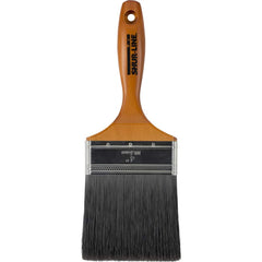 Paint Brush: Polyester, Synthetic Bristle 6-1/4″ , Wood Handle, for Latex Flat & Water