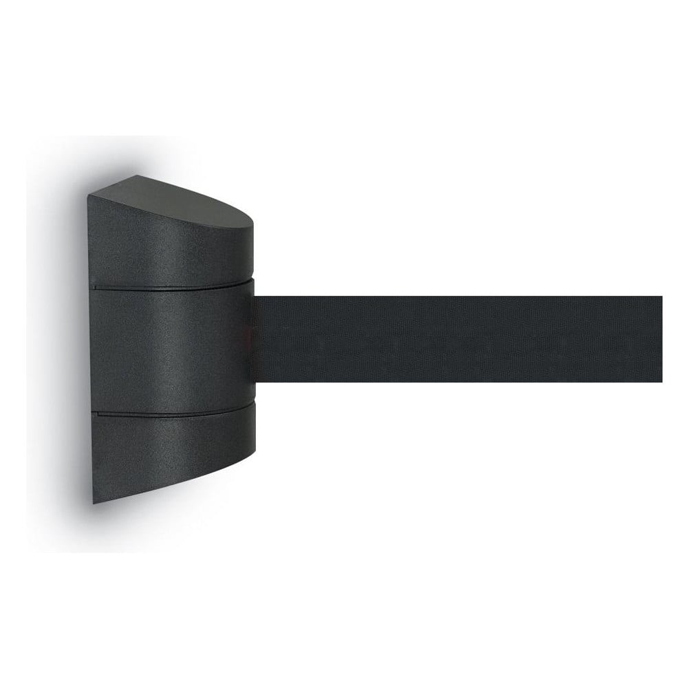 Barrier Parts & Accessories; Height (Inch): 38.7; Height (Decimal Inch): 38.7; Base Material: Metal; Color: Black; Length (Feet): 7 ft; Belt Length: 7 ft; Overall Height: 38.7