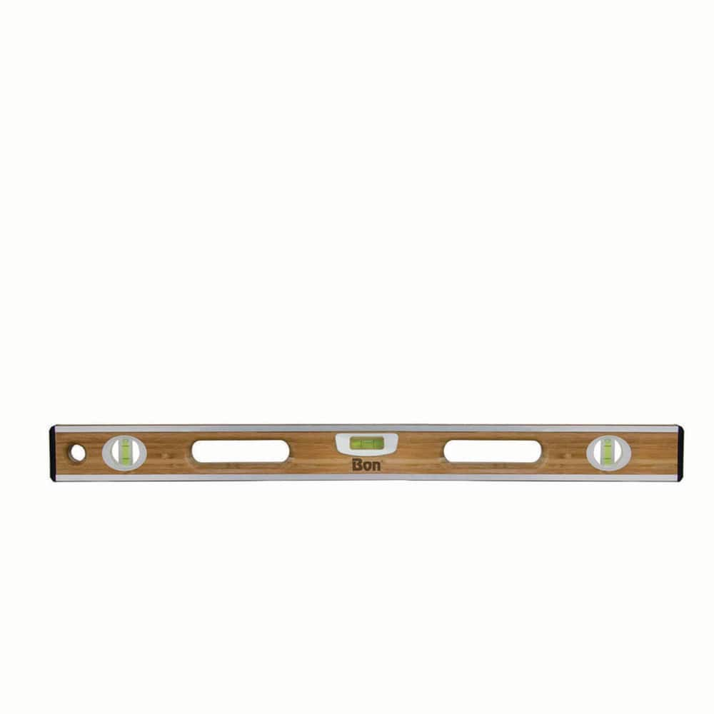 Box Beam, I-Beam & Torpedo Levels; Level Type: I-Beam; Vial Style: Bubble; Length (Inch): 24.0000; Magnetic: No; Body Material: Aluminum; Vial Types: Clear