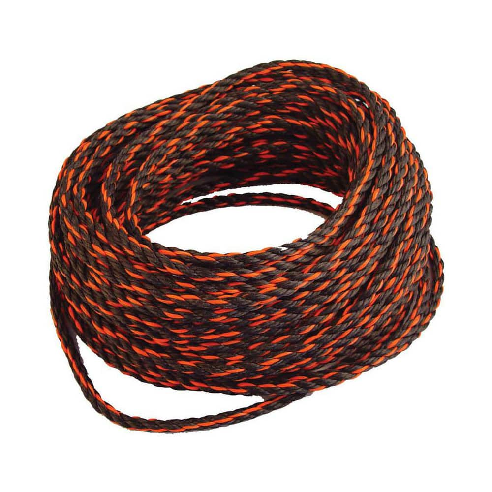 Rope; Rope Construction: Twisted; Material: Polypropylene; Work Load Limit: 4 lb; Rope Diameter (Fractional Inch): 3/8; Color: Red; Black; Length Ft.: 600