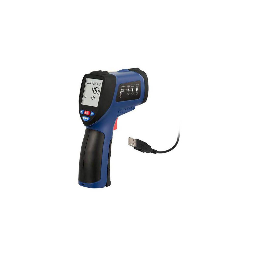 Infrared Thermometers; Display Type: 2.0 TFT LCD; Accuracy: 0 ... 500 ™C / 32 ... 932 ™F: 1.5%  ™ 2 ™C / 3.6 ™F