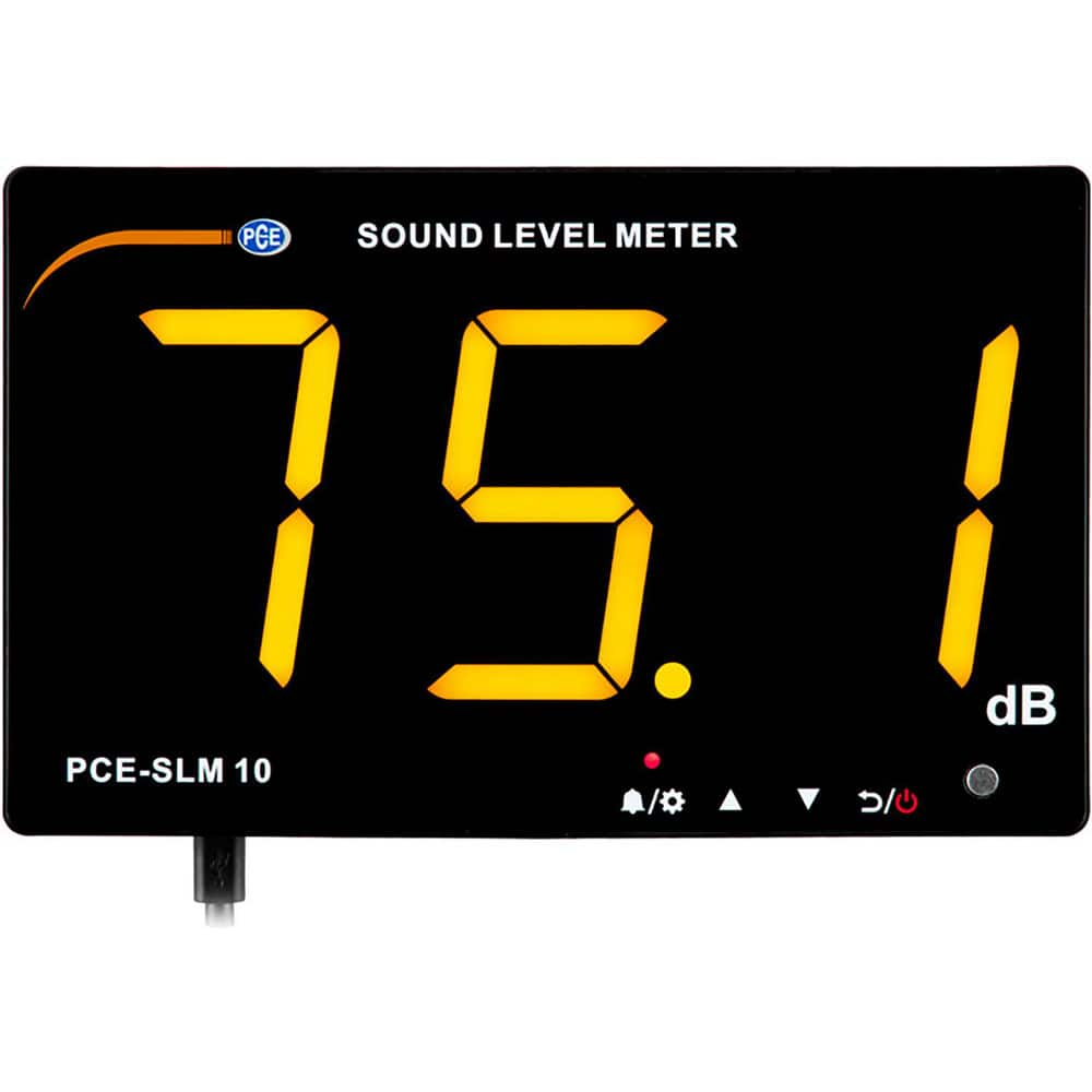 Sound Meters; Meter Type: Class 2 Sound Meter; Frequency Weighting: A; Maximum Decibel Rating: 130; Minimum Decibel Rating: 30; Display Type: LED; Accuracy (dB):  ™1.5 dBA (at 94 dB / 1 KHz); Accuracy:  ™1.5 dBA (at 94 dB / 1 KHz)