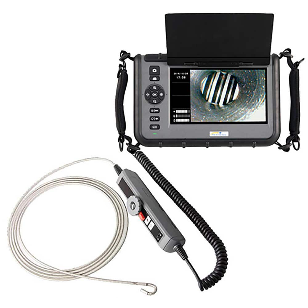 Inspection Cameras & Video Borescopes; Type: Data Logging Video Borescope; Compact Video Borescope; Video Inspection System; Probe Length (Inch): 3.00; Probe Diameter (Inch): 4.5 mm; Magnification: 5x; Field Of View: 90.000; Wireless Connection: No; Shaft