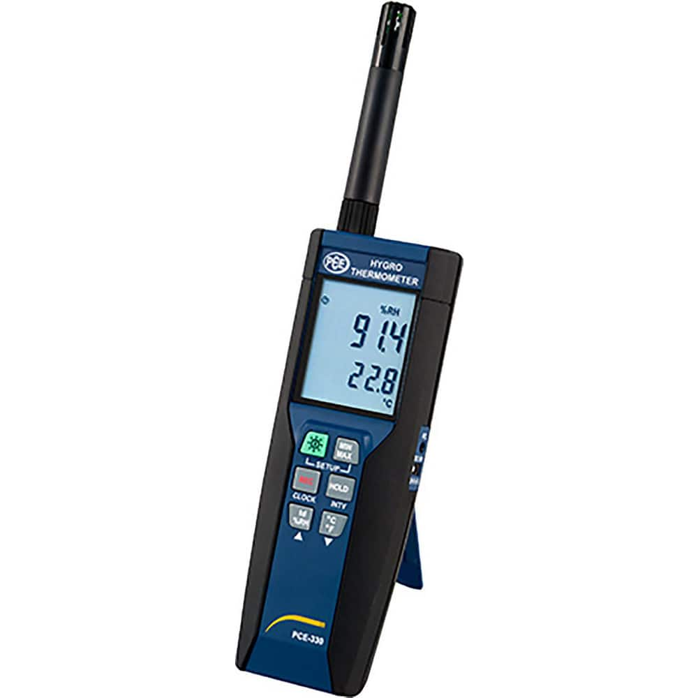 Thermometer/Hygrometers & Barometers; Probe Type: Build-in; Accuracy Degree (C): 23 ™C/73.4 ™F 0.1 ™C/0.18 ™F; Accuracy Degree (F): 23 ™C/73.4 ™F 0.1 ™C/0.18 ™F; Type: Thermo-Hygrometer; Temperature/Humidity Recorder; Temperature/Humidity/Dew Pont Recorde