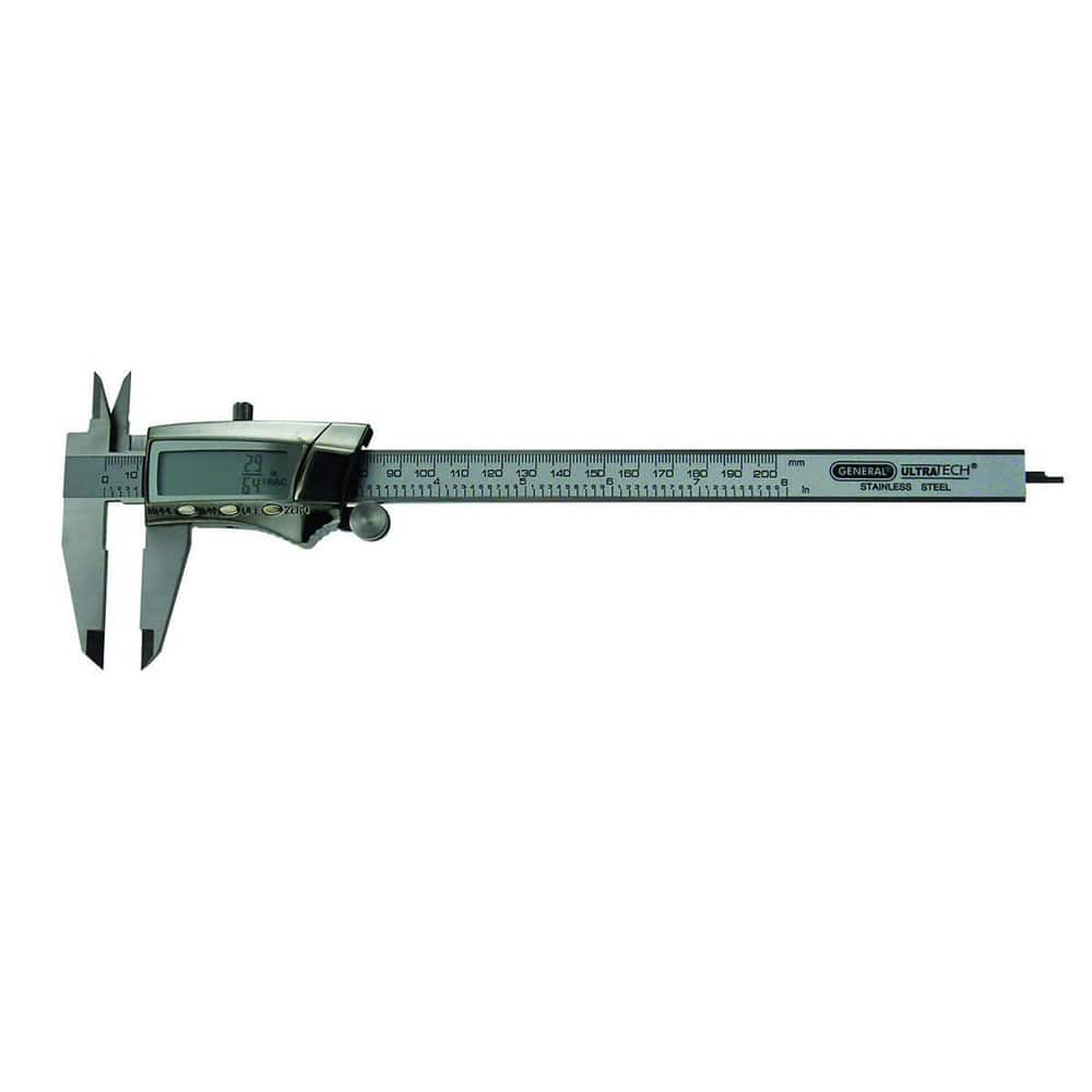 Electronic Caliper: 0.0160″ Resolution 0.0010″ Accuracy, Stainless Steel Caliper, Stainless Steel Jaws