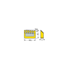 Chipbreakers For Indexables; Shape: Rectangle; Compatible Included Angle: 90; Chipbreaker Code: C; Insert Inscribed Circle: 0.4530 in; Thickness (Decimal Inch): 0.1560 in; Cutting Direction: Right Hand; Tool Material: Carbide; Thickness: 0.1560 in; Chipbr