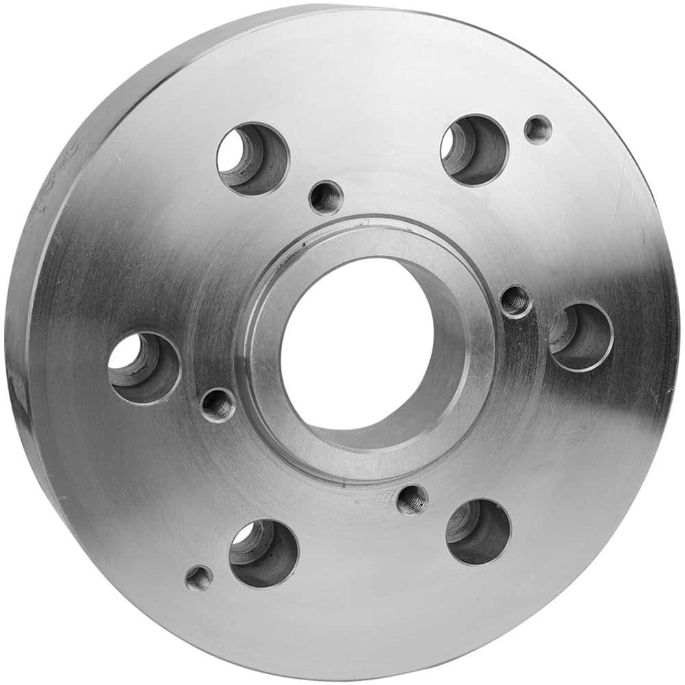 Lathe Chuck Adapter Back Plates; Nominal Chuck Size: 12 in; Mount Type: A1-8;A2-8; Spindle Nose Type: A Series; Chuck Compatibility: 1-302-1200; 1-301-1200; Through-hole Diameter: 3.15 in; Chuck Diameter Compatibility: 12 in; Material: Steel; Chuck Diamet