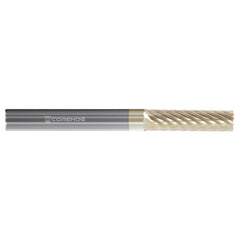 Square End Mill: 0.7874'' Dia, 3.1496'' LOC, 0.7874'' Shank Dia, 4.92'' OAL, 3 Flutes, Solid Carbide Single End, ZrN Finish, Helical Flute, Centercutting