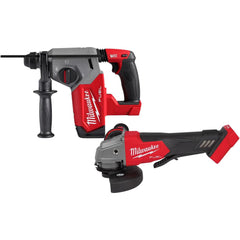 Hammer Drills & Rotary Hammers; Chuck Type: Keyless; No-Load RPM: 1320 RPM; Voltage: 18.00; Handle Type: Pistol Grip; Includes: M18 Fuel 4-1/2-5″ No-Lock Grinder Paddle Switch; Reversible: No