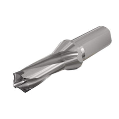 Replaceable Tip Drill: 0.492 to 0.508'' Drill Dia, 0.846″ Max Depth, 0.625'' Flatted Shank Uses H3P Inserts, 3.64″ OAL, Through Coolant