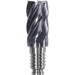 Corner Radius & Corner Chamfer End Mill Heads; Connection Type: Duo-Lock 16; Centercutting: Yes; Flute Type: Helical; Series: Haimer Mill; Number Of Flutes: 8; Overall Length: 1.26