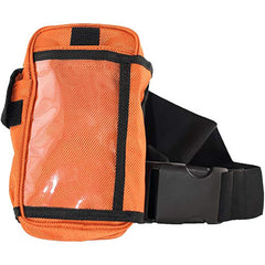 Tool Bags & Tool Totes; Closure Type: Hook & Loop; Zipper; Material: Vinyl; Overall Width: 4; Overall Depth: 2 in; Overall Height: 7.5 in; Color: Orange; Number Of Pockets: 3.000