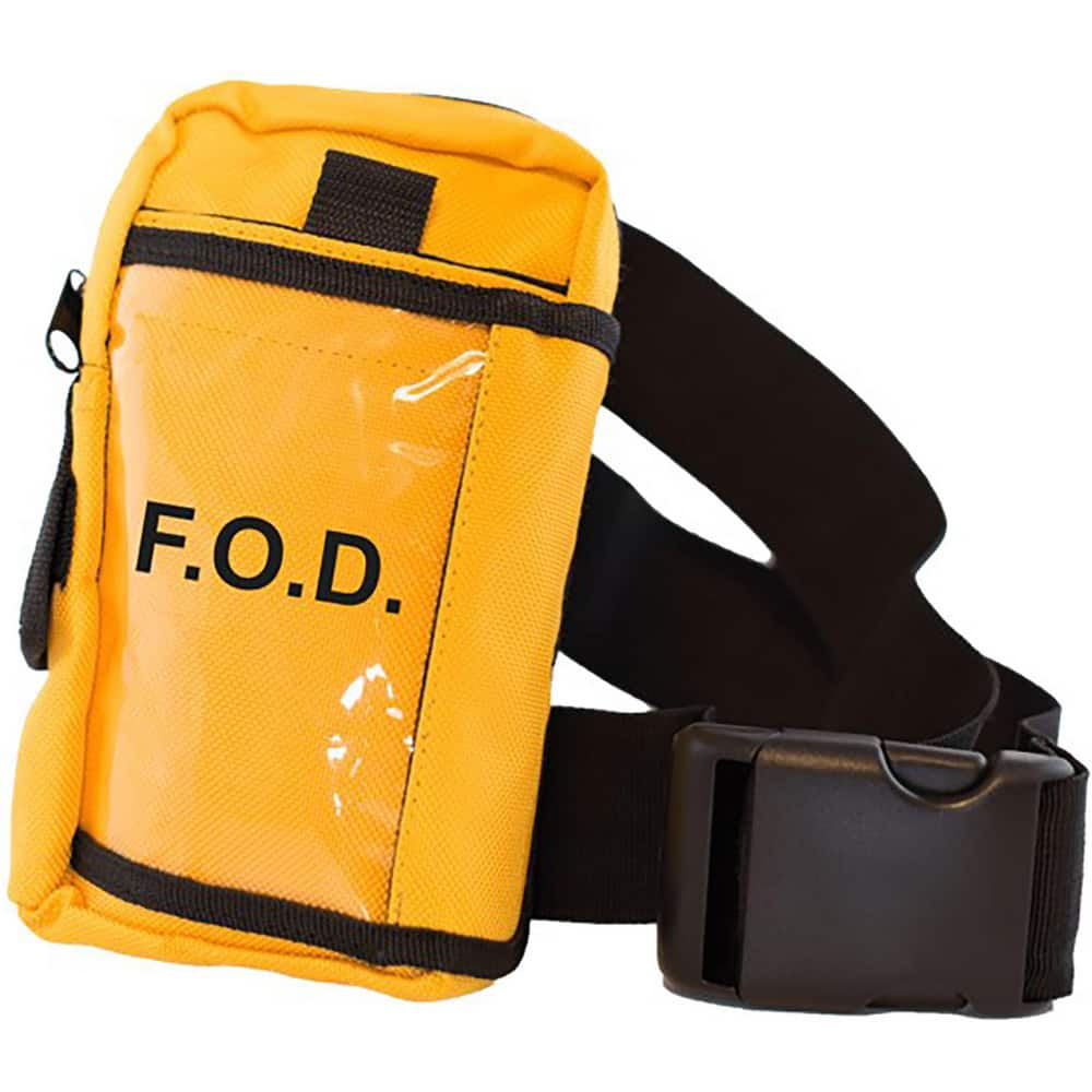 Tool Bags & Tool Totes; Closure Type: Hook & Loop; Zipper; Material: Vinyl; Overall Width: 4; Overall Depth: 2 in; Overall Height: 7.5 in; Color: Yellow; Number Of Pockets: 3.000