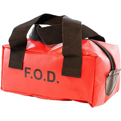 Tool Bags & Tool Totes; Closure Type: Zipper; Material: Vinyl; Overall Width: 9; Overall Depth: 4 in; Overall Height: 3.75 in; Color: Red; Number Of Pockets: 1.000