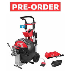 Milwaukee Tool - Electric & Gas Drain Cleaning Machines Type of Power: Cordless For Minimum Pipe Size: 3 (Inch) - A1 Tooling