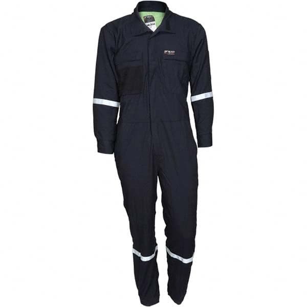 MCR Safety - Size 58 Regular Navy ASTM F1506 8.9 Cal/Cm2 CAT2 NFPA 2112 UL Certified NFPA 70E Flame Resistant/Retardant Coveralls - A1 Tooling