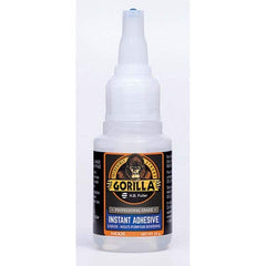 GorillaPro - 20 g Squeeze Bottle Clear Instant Adhesive - A1 Tooling