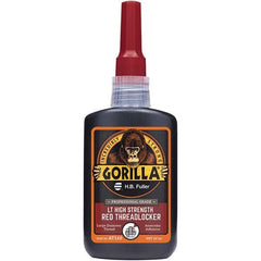 GorillaPro - 50 mL Bottle, Red, High Strength Threadlocker - A1 Tooling