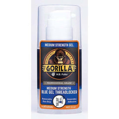 GorillaPro - 35 mL Pump Bottle, Blue Gel, Medium Strength Threadlocker - A1 Tooling