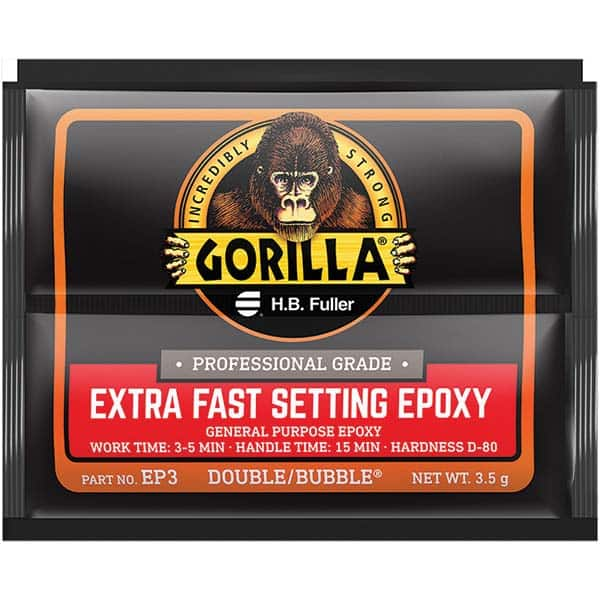 GorillaPro - Smaller than 1 oz. Foil Pack Extra Fast Setting Epoxy - A1 Tooling