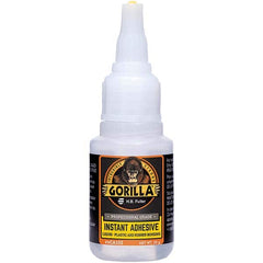 GorillaPro - 20 g Squeeze Bottle Clear Instant Adhesive - A1 Tooling